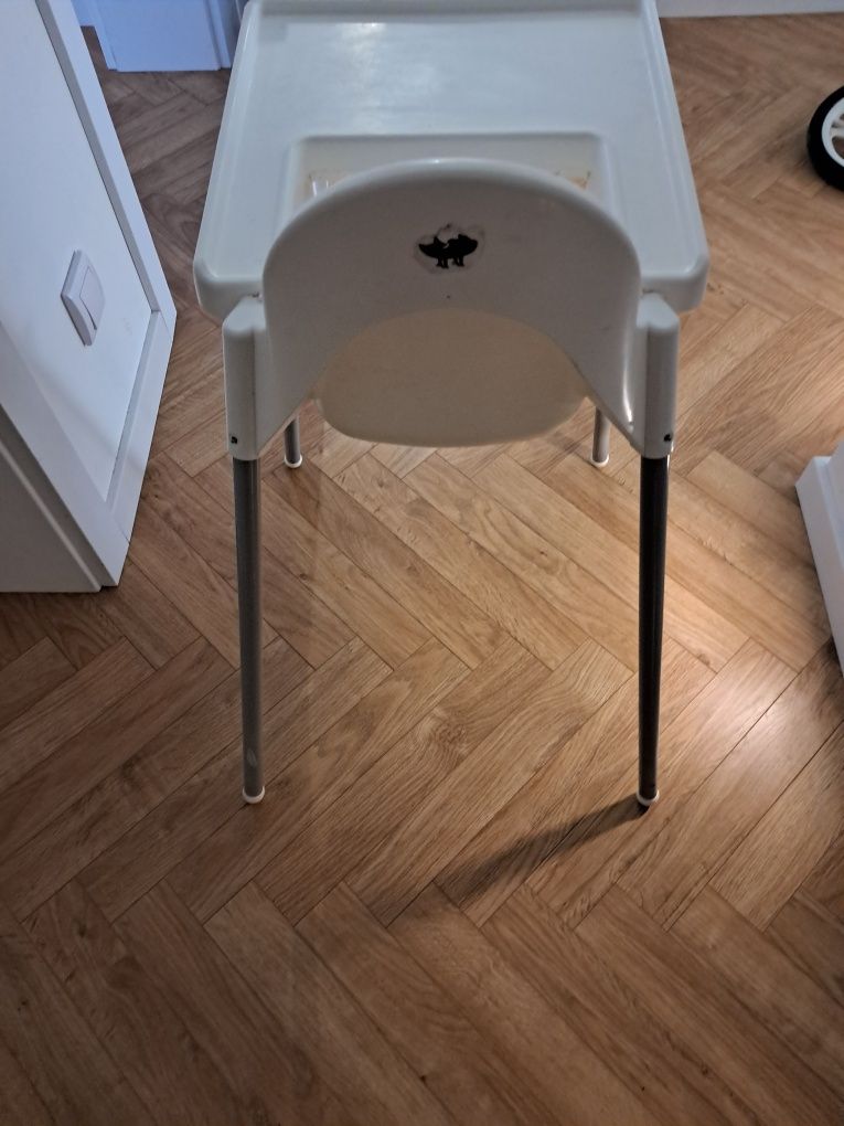 Stolik dla dzieci do jedzenia antilop plus podnóżek IKEA