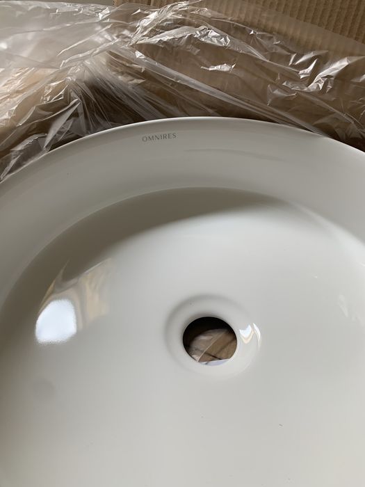 Nowa umywalka Omnires Tulsa 35,5 cm + korek klik-klak