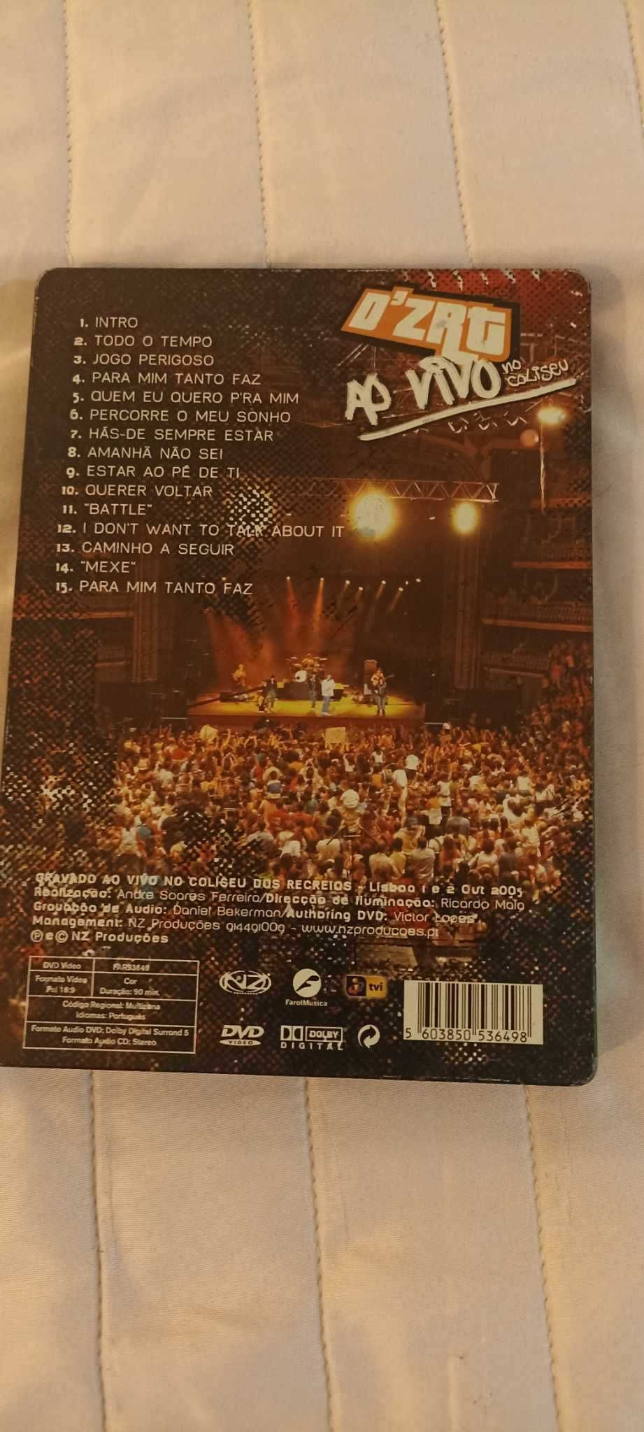 D'ZRT ao vivo no Coliseu CD + DVD ( Outubro 2005)