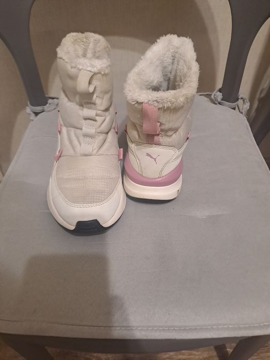 ОСЕНЬ -ЗИМА. Полусапожки, высокие  кроссовки Puma на девочку подростка
