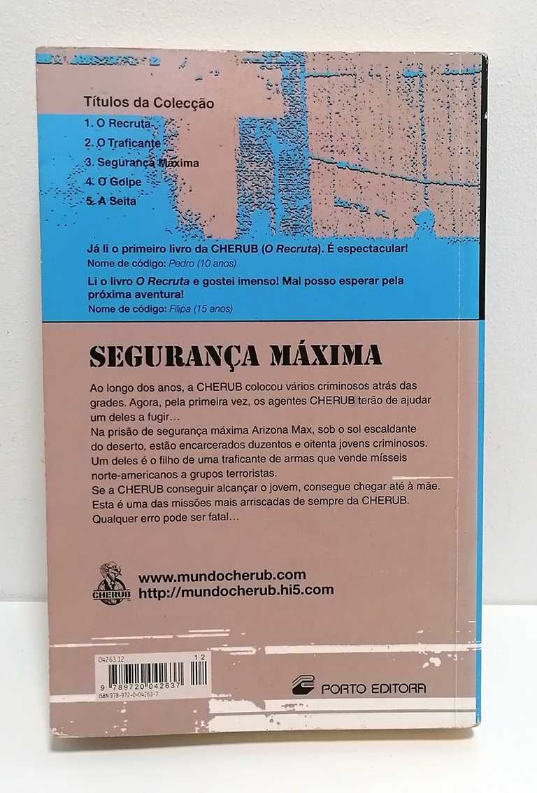 Segurança Máxima, de Robert Muchamore