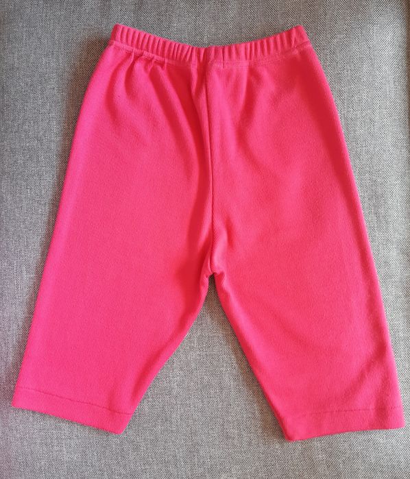 Różowe prążkowane kolarki spodenki 34/36 XS/S