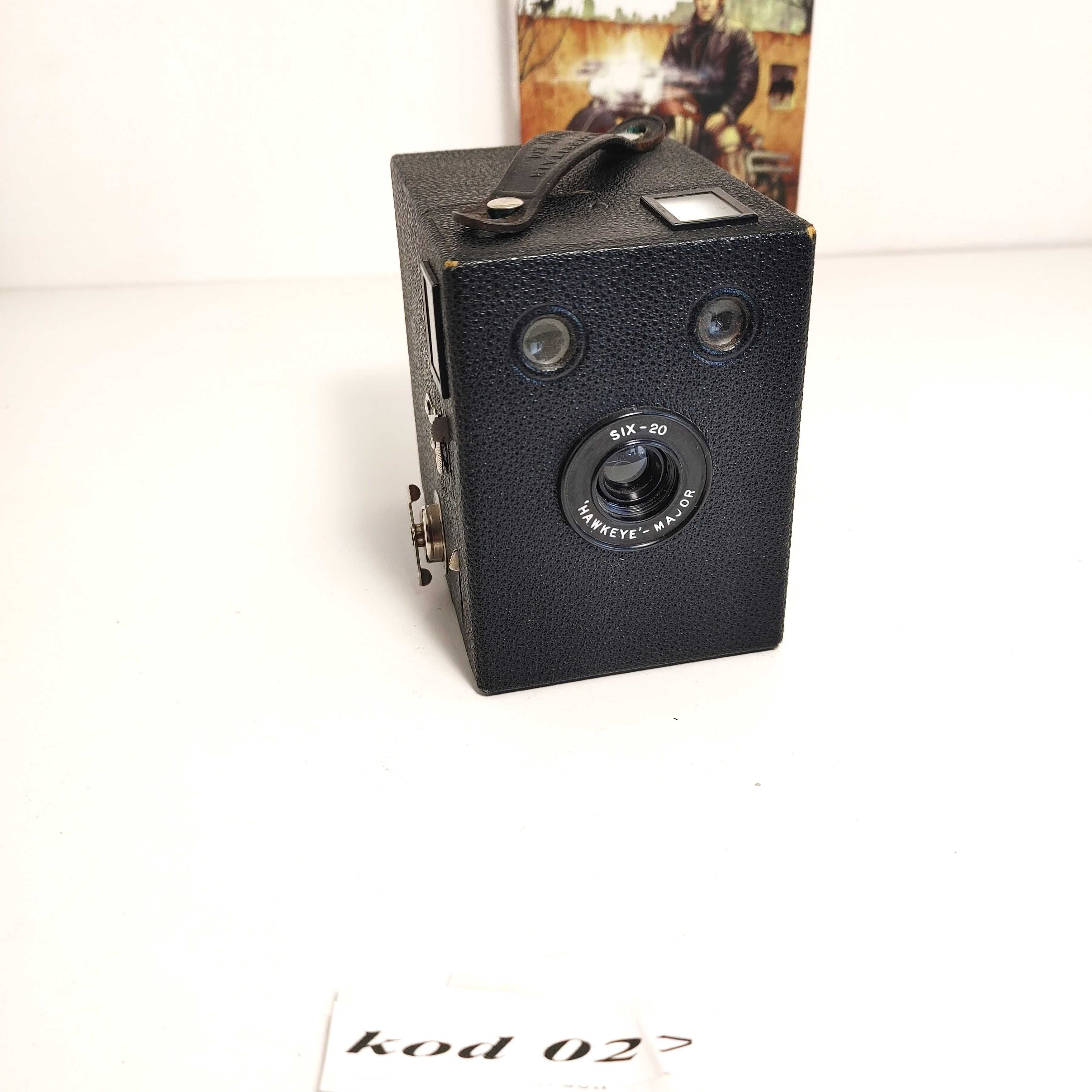 Aparat pudełkowy KODAK six-20 HAWKEYE-Major BOX lata 30 te XX ŁADNY