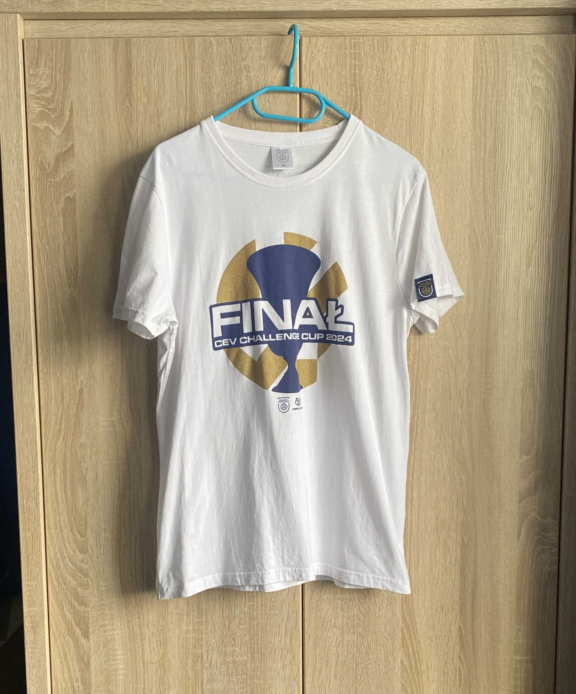 T-shirt Koszulka Biała Sportowa Sitkówka Warszawa Challenge Cup M/38