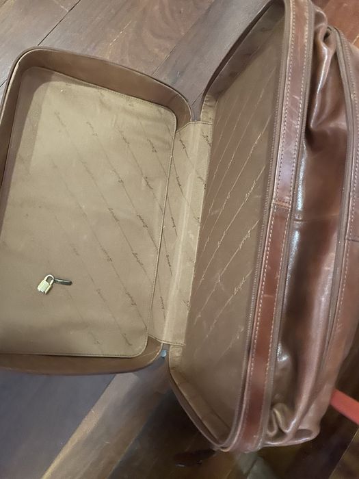 Saco de viagem em pele genuina - lorp