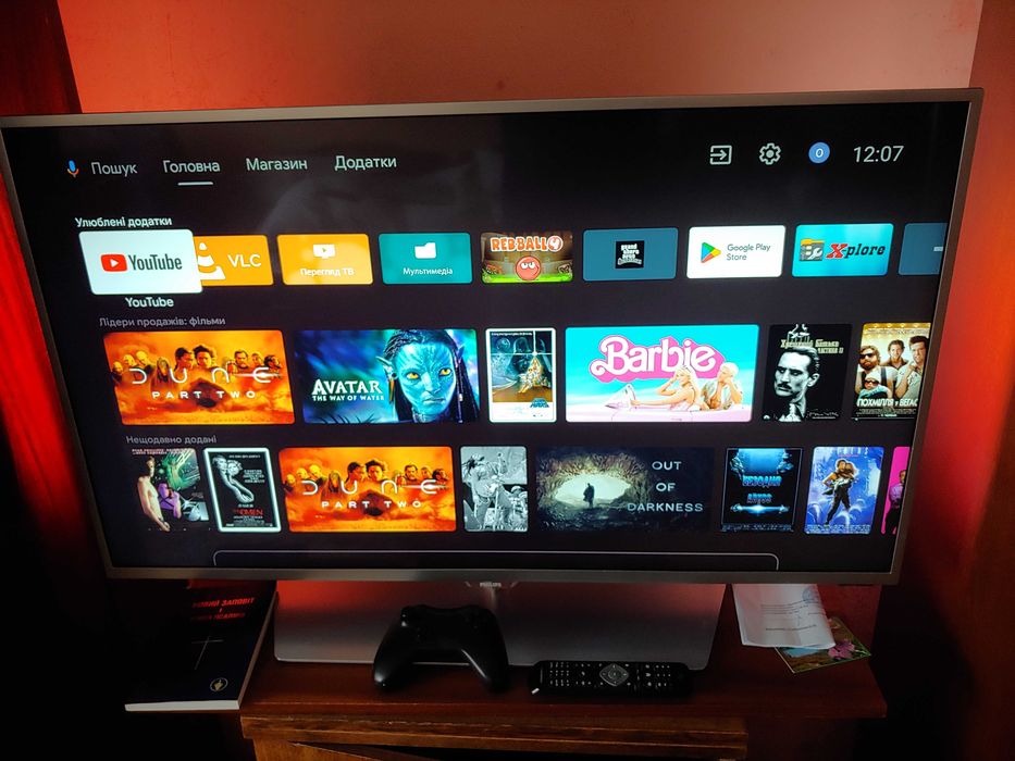 PHILIPS 43PUS6551 4K Ultra HD Android ТВ з іграми та підсвіткою!