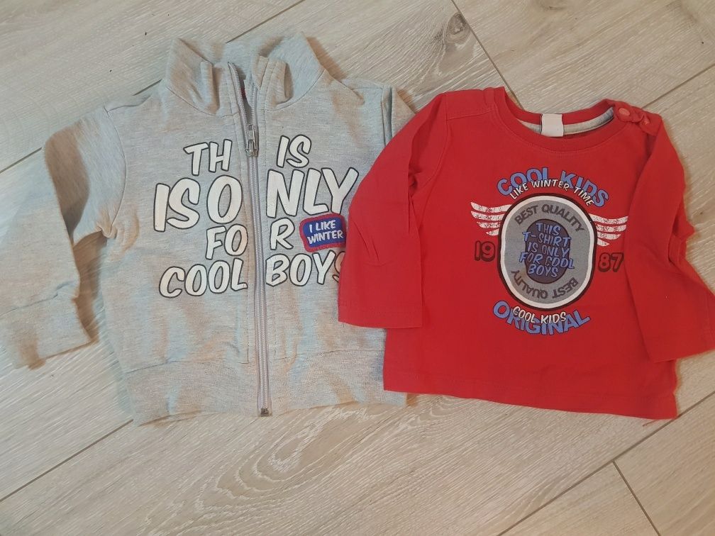 Bluza i koszulka dla chłopca Wójcik r.68