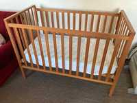 cama de grades + colchão com experiencia criar bebés lindos + oferta