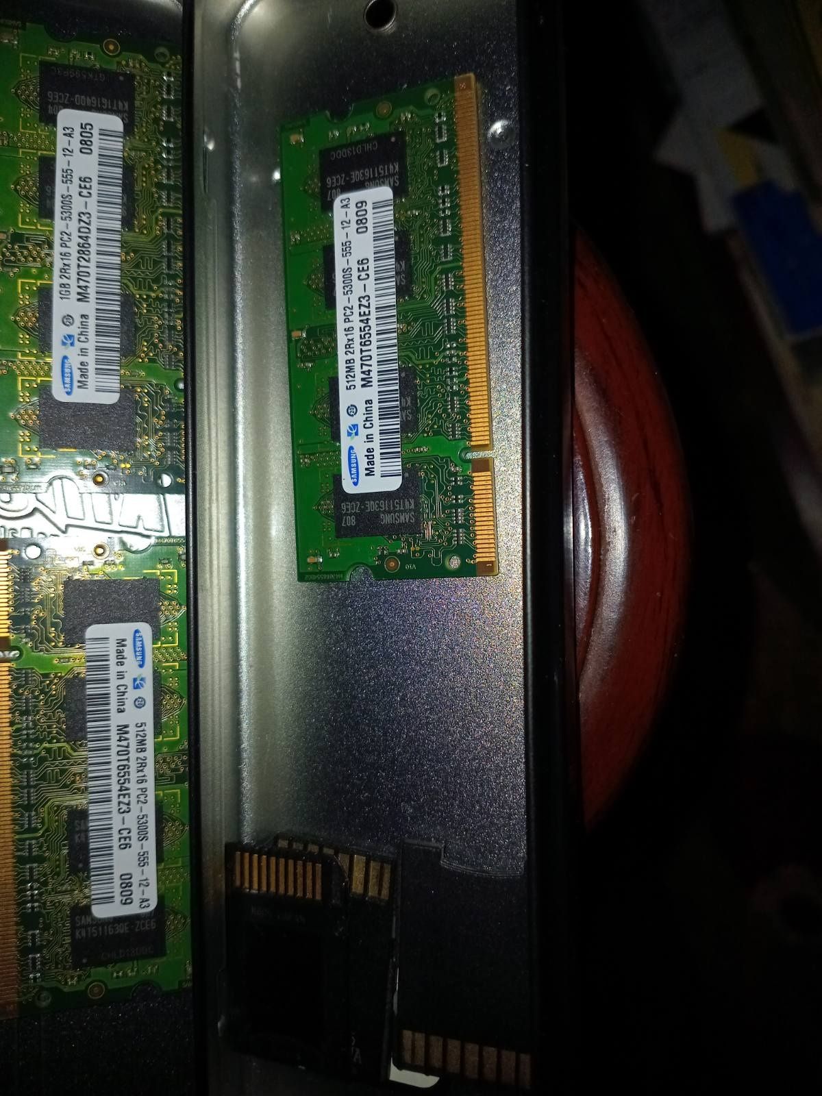 Планки памяти для ноутбука ddr3, 512mb, 1024mb
