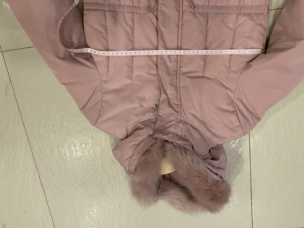 Kurtka płaszczyk zimowa dziewczęca benetton 150 cm