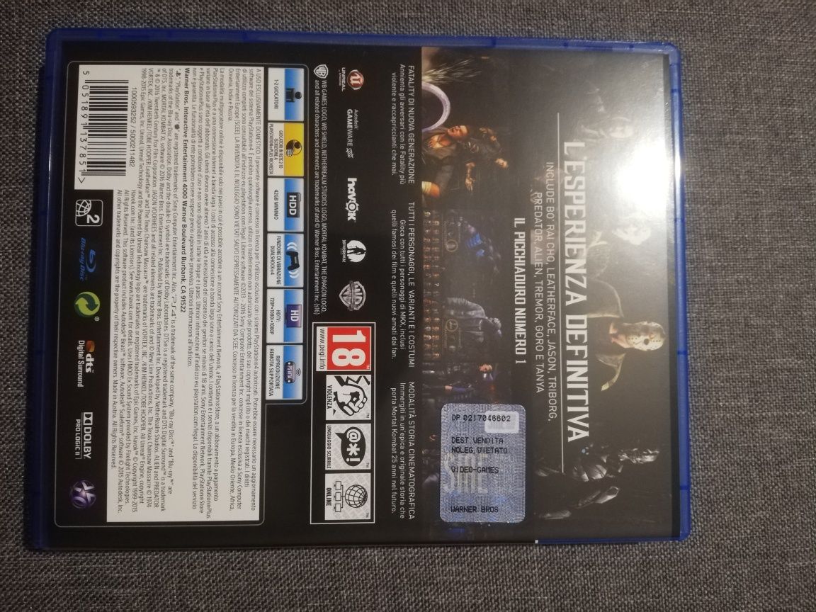 Mortal Kombat X L ps4 (dodatkowi zawodnicy)