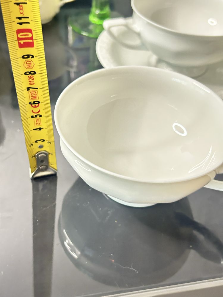 Rosenthal biala Maria zestaw dla 6 osob  do herbaty