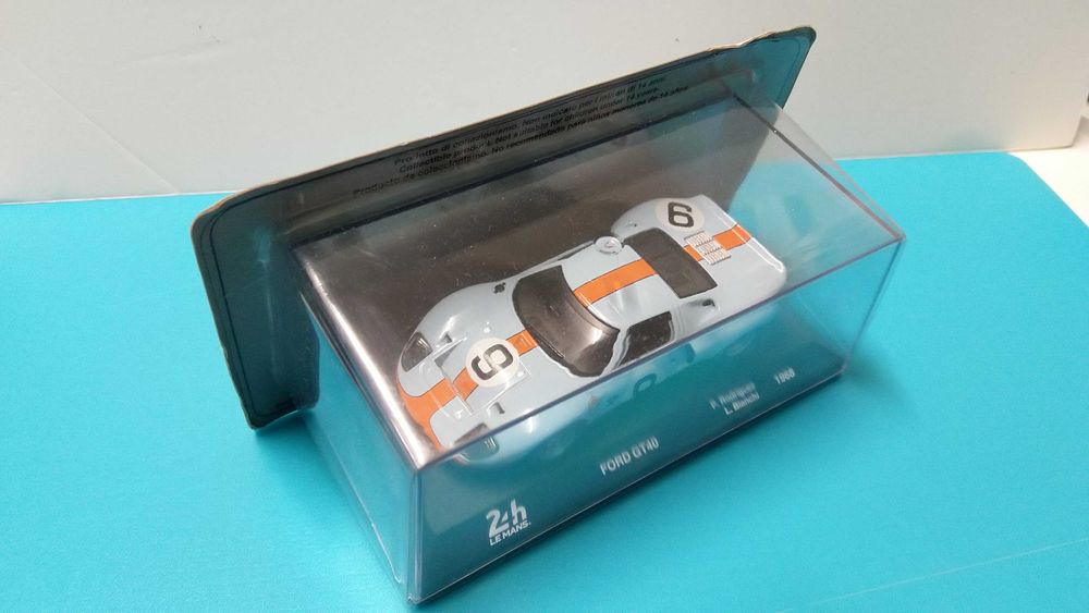 Ford GT40 #9: Vencedor 24h Le Mans 1968 - Miniatura IXO escala 1/43