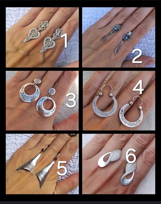Серебряные серьги ссср , комплекты,кольца, цепочки, браслеты, кулоны