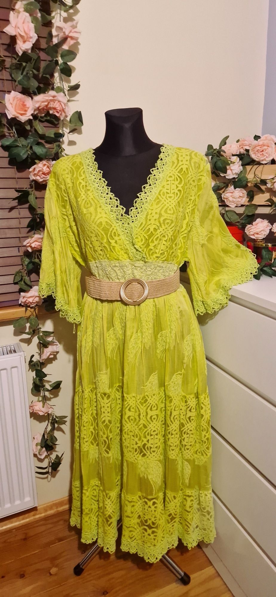 Sukienka boho maxi