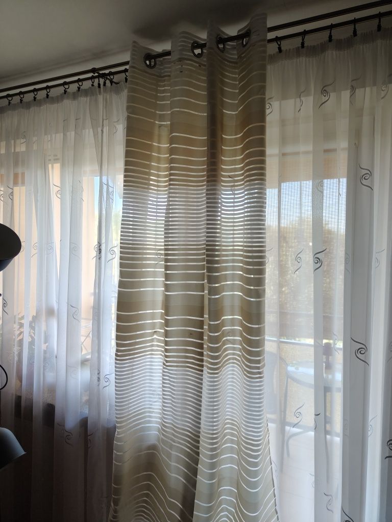 Zasłony 140x250 ecru