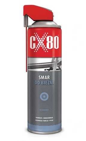 CX80 Profesjonalny Smar Bezbarwny SILIKONOWY DO BIEŻNI 500ml aplikator
