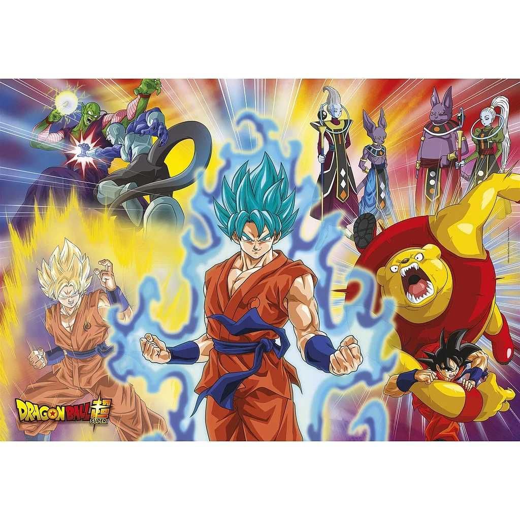 Puzzle Clementoni Dragon Ball Super Supercolor 48,5x33,5cm 180 peças