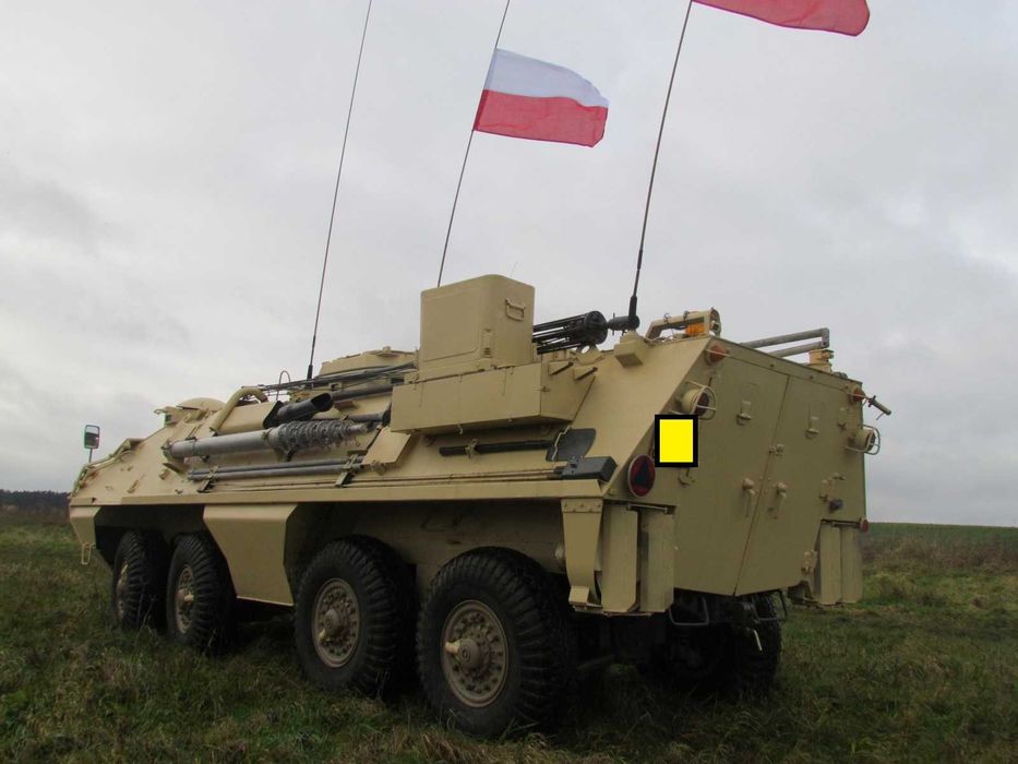 antena wojsko R123 brdm skot ził bwp1
