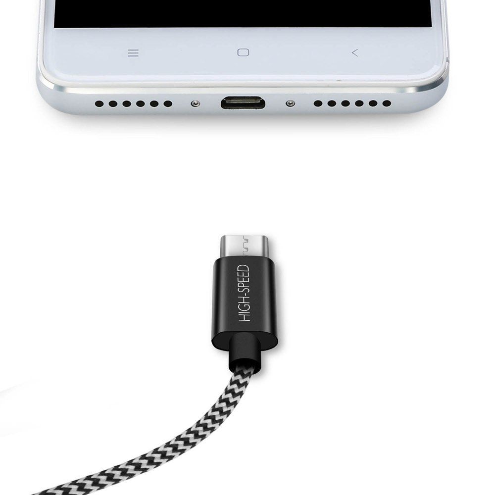Kabel Przewód Usb / Micro Usb 2.1A 2M Dux Ducis K-One Series Czarny