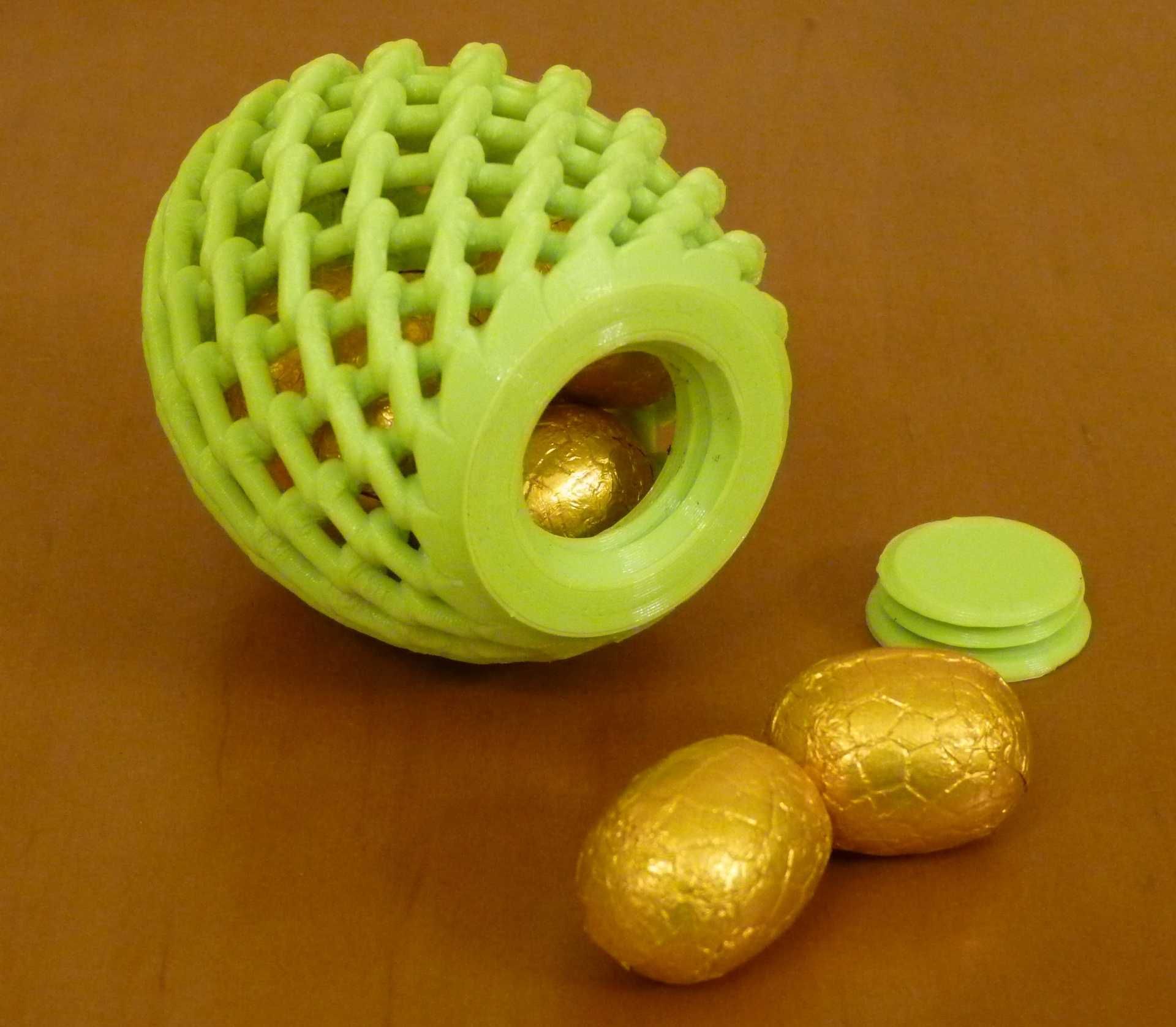 Jajo jajko pudełko na cukierki ozdoba wielkanocna - jasno zielone