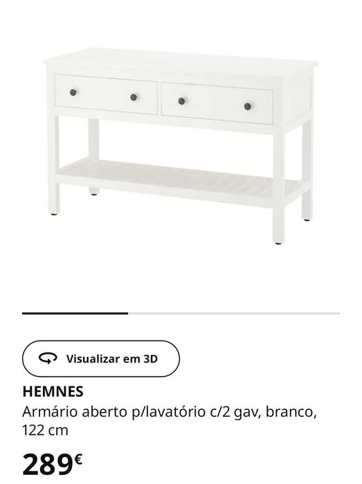 Hemnes móvel casa banho IKEA novo embalagem fechada
