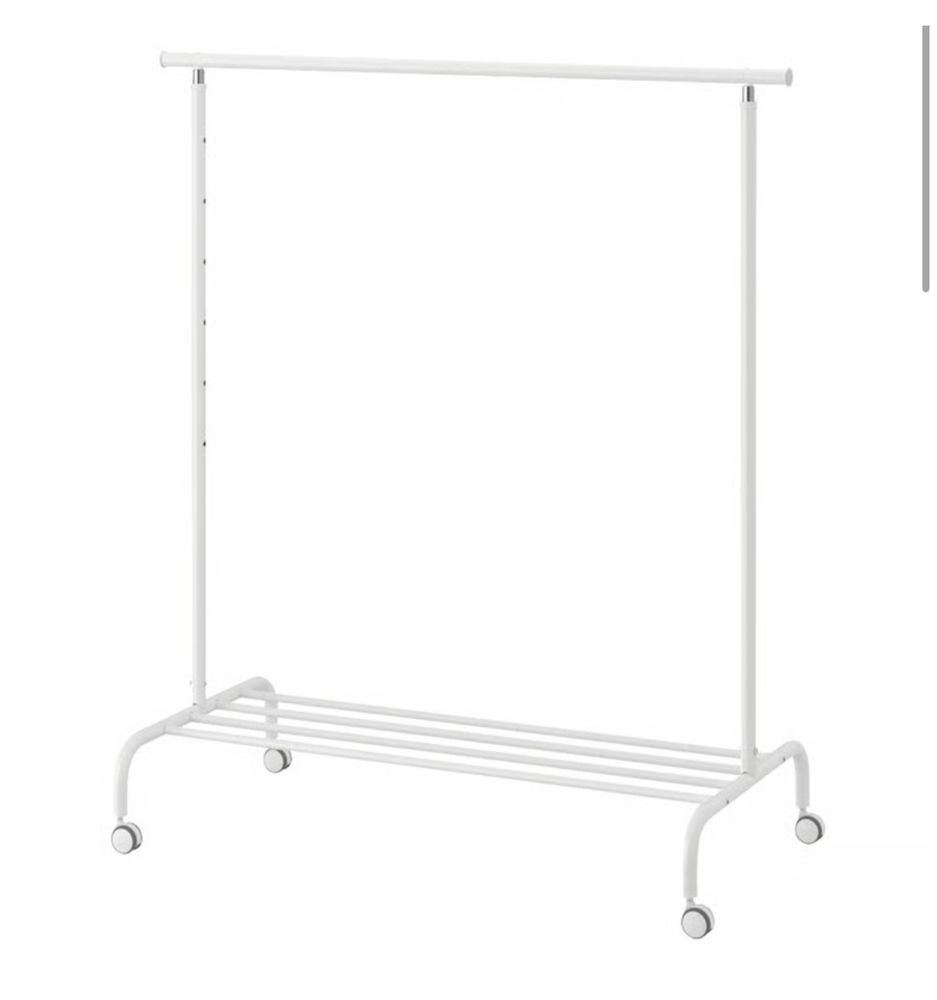 RIGGA suporte p/cabides, branco