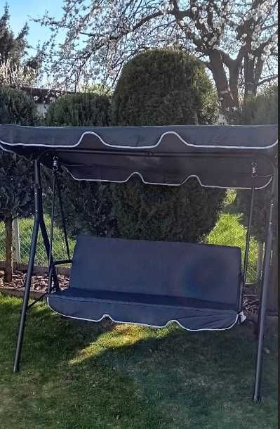 DUŻA HUŚTAWKA NA OGRÓD działkę huśtawka ogrodowa 3 osobowa