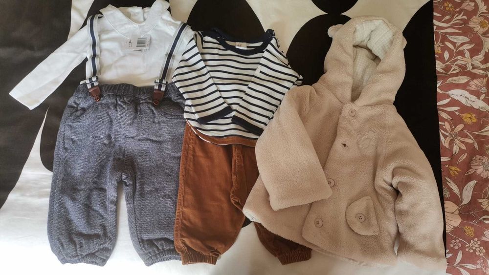 Roupa Menino 2-4 meses (de marca, como NOVA)