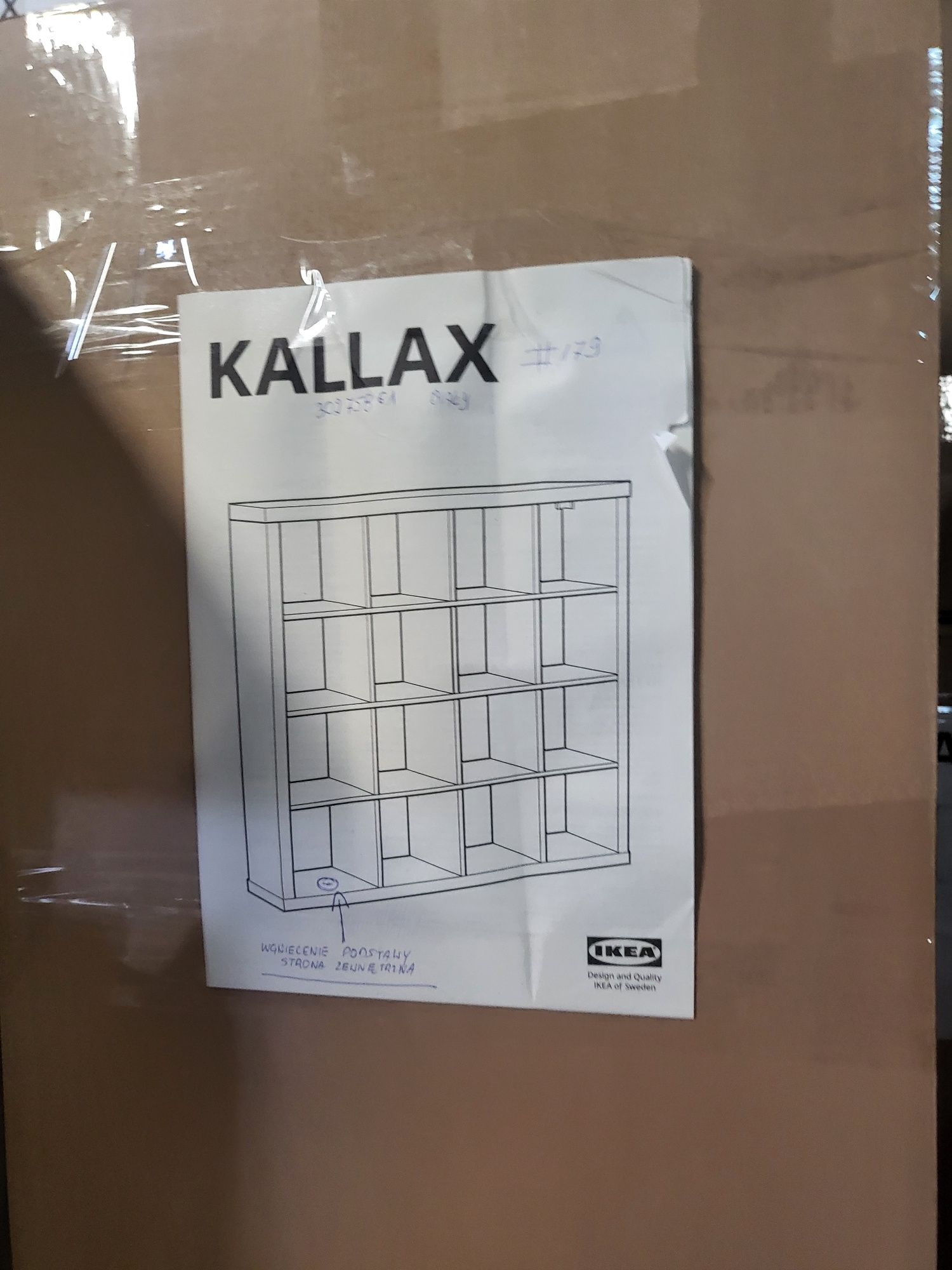 Kallax  regał 147×147 ikea nowy Outlet biały