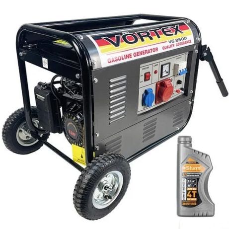 Бензиновий генератор 4кВт VORTEX VG 8500