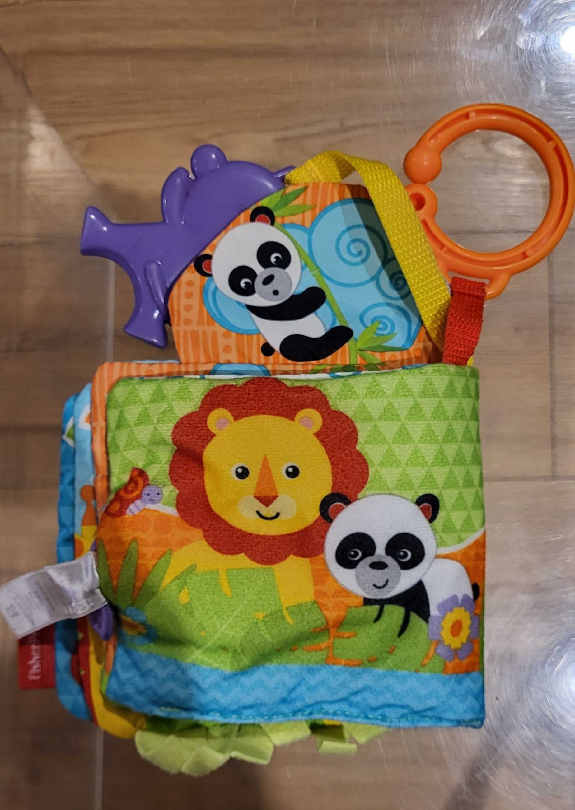 Fisher Price książeczka plus maskotka przytulanka