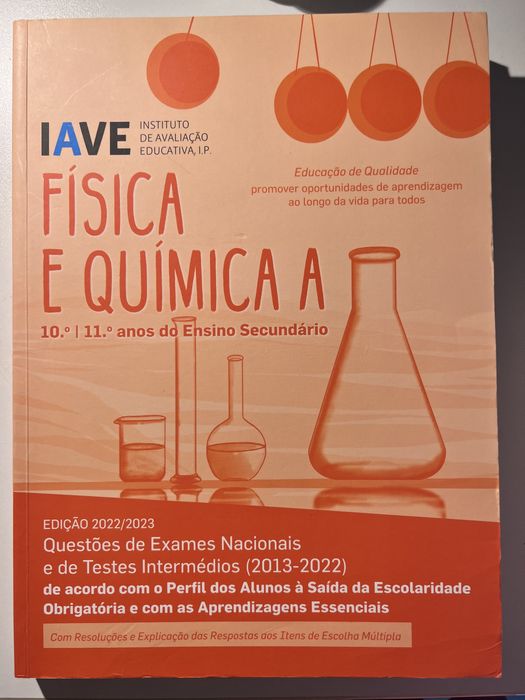 (vendido) Livro IAVE Física e Química A