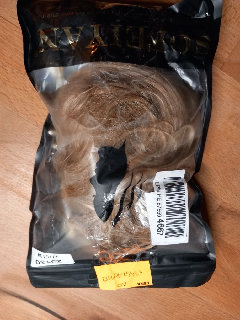 Doczepiane włosy Clip-In kucyk Przedłużki syntetyczne 28cm