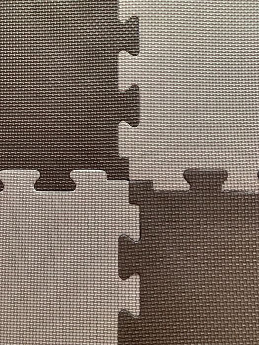 Mata puzzle 4 cm szaro-czarna