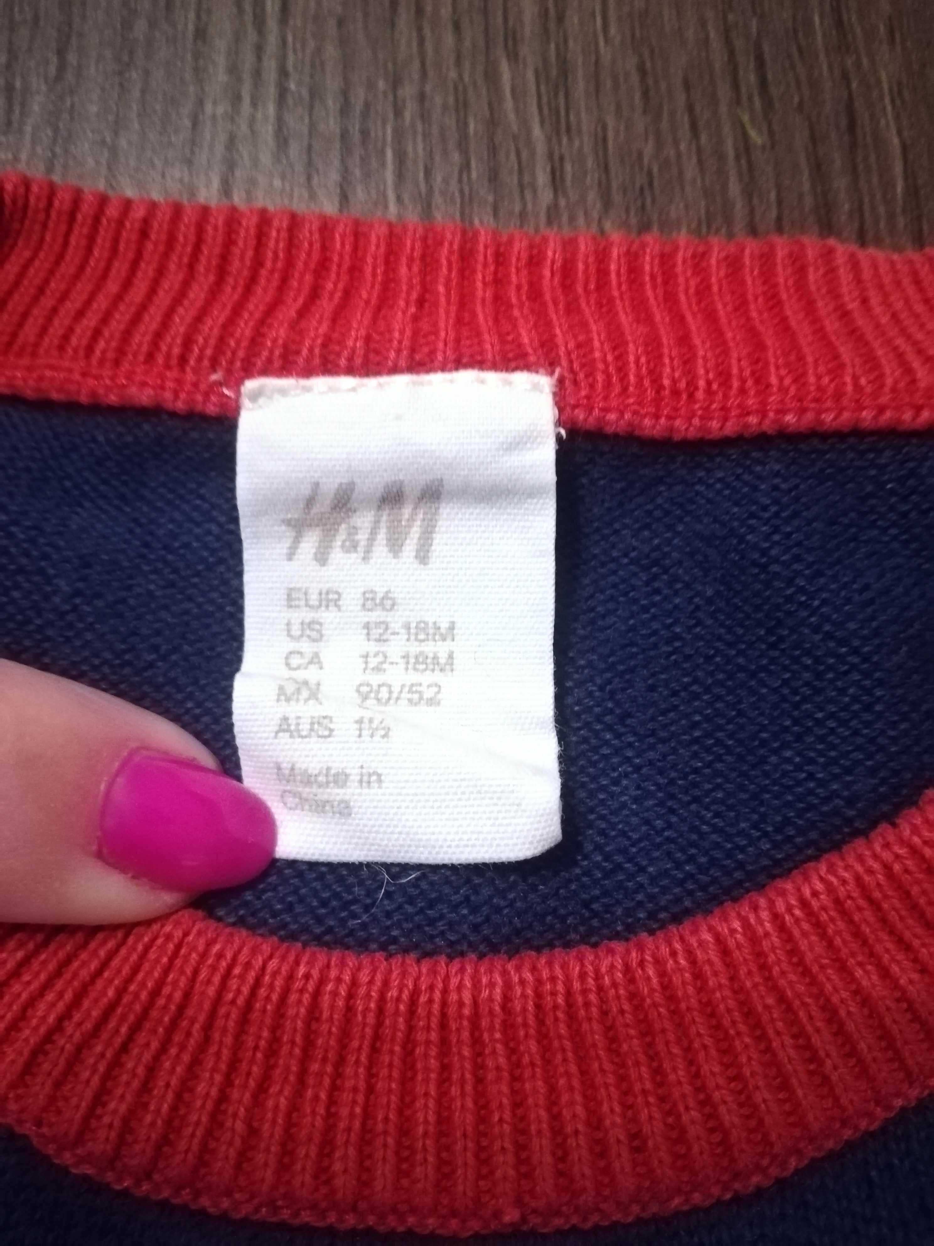 Sweterki chłopiece H&M 86