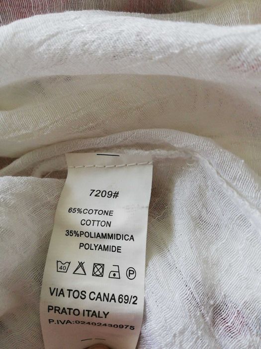 Biała narzutka plażowa, sukienka boho pareo uniwersalny