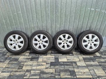 Alufelgi R15 5X112 VW PASSAT B5, BORA, GOLF IV z oponami.