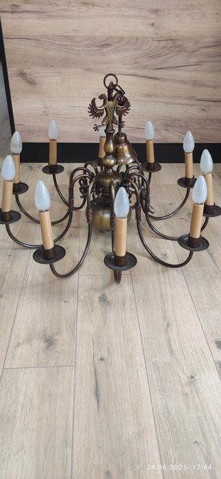 Żyrandol 10 ramienny