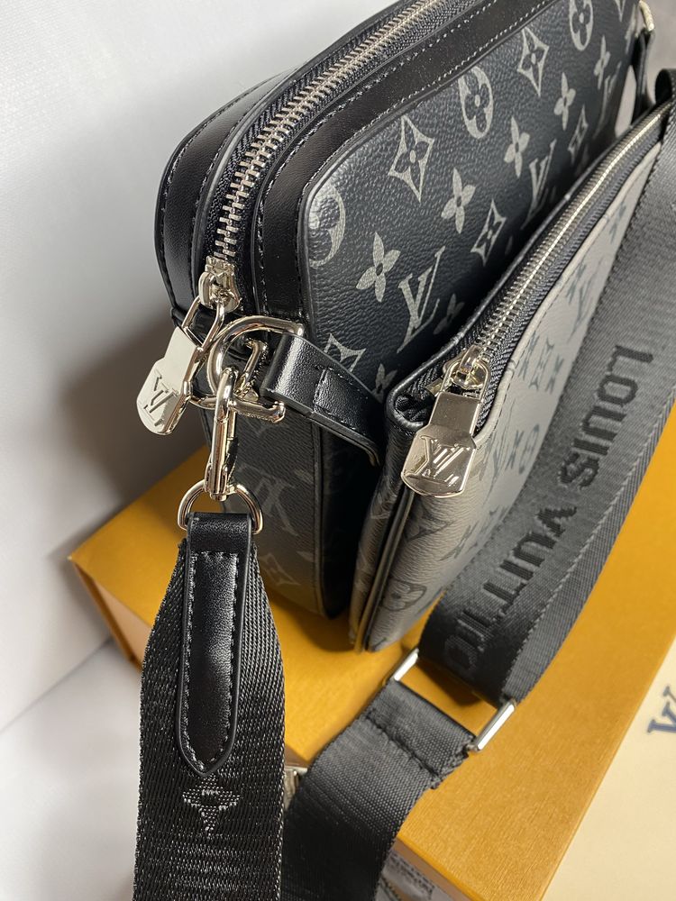 Сумка чоловіча Louis Vuitton трио Луи Виттон, сумка мужская