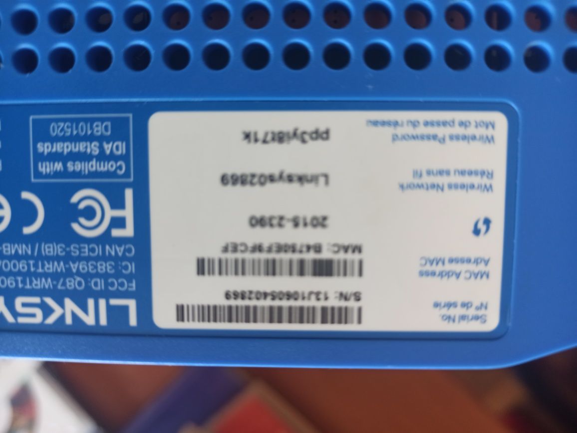 Router Linksys WRT 1900AC Gigabit