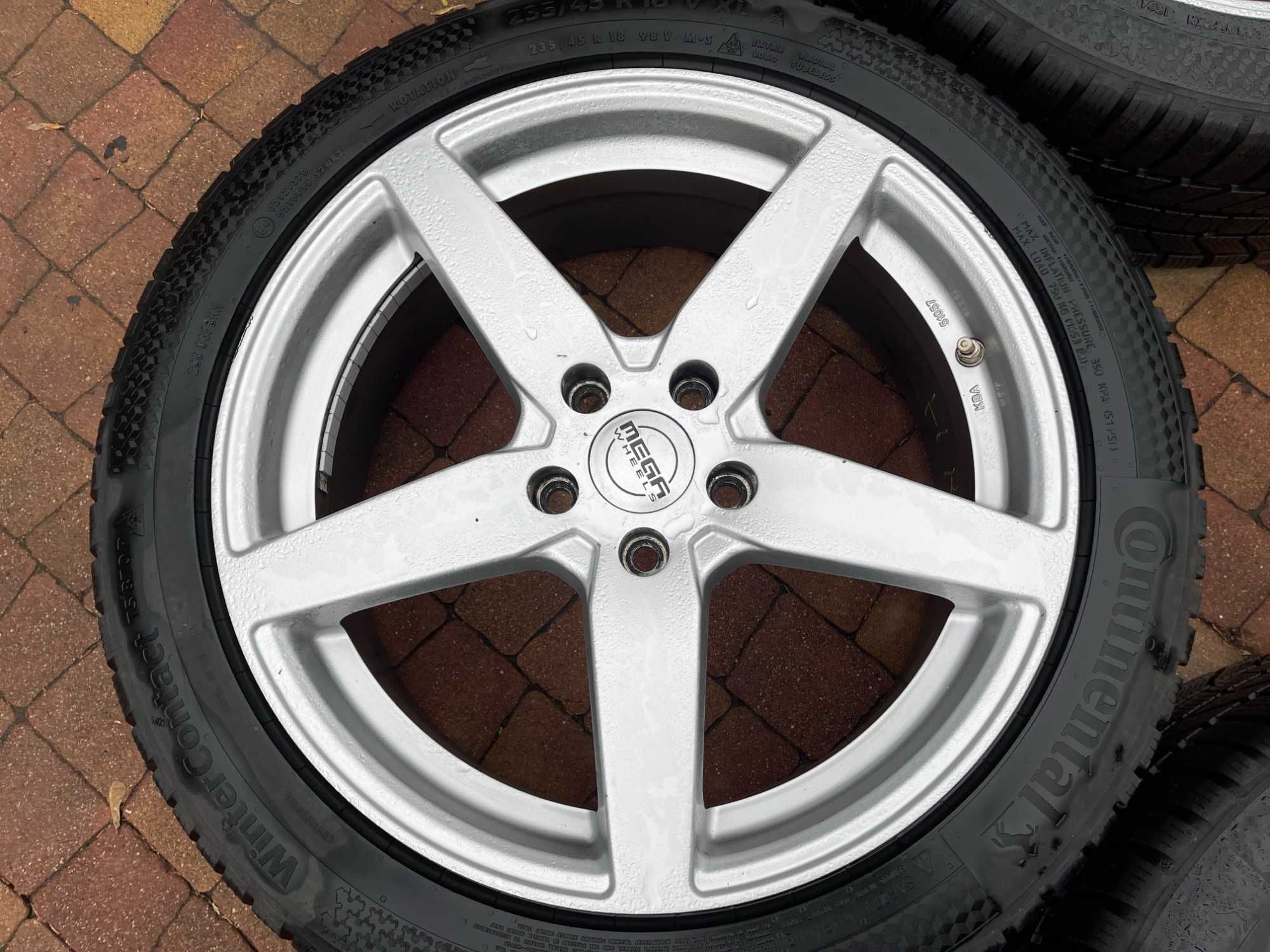 3799. Alufelgi 18" Vw Passat Audi Skoda Superb 5x112 7.5J ET45 proste