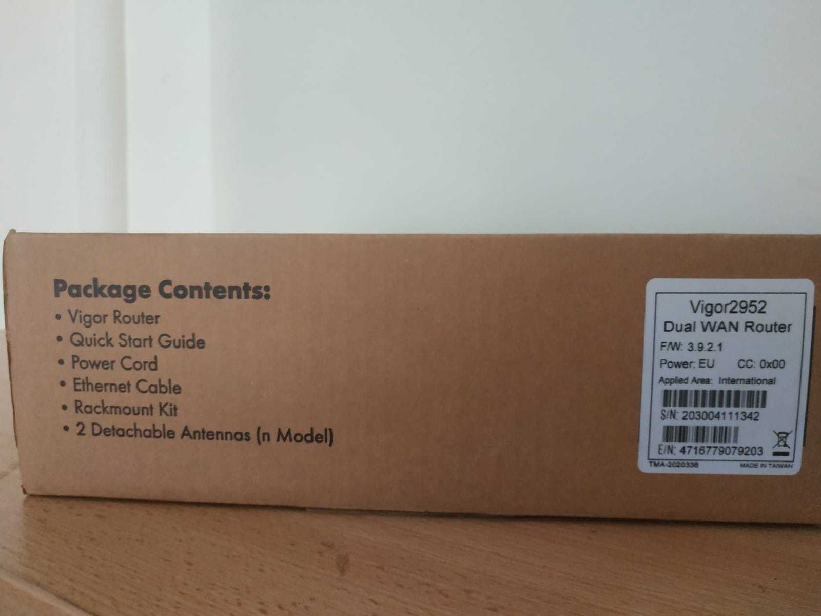 router DrayTek Vigor series 2952