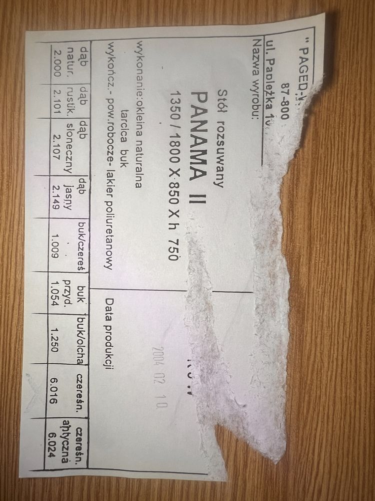 Stół i krzesla