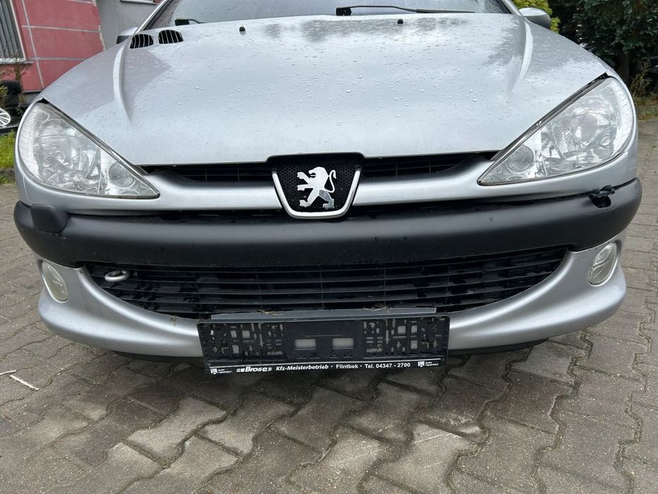 ZDERZAK PRZÓD PRZEDNI KOMPLETNY PEUGEOT 206 CC