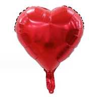 Balon foliowy Serce czerwony 45 cm