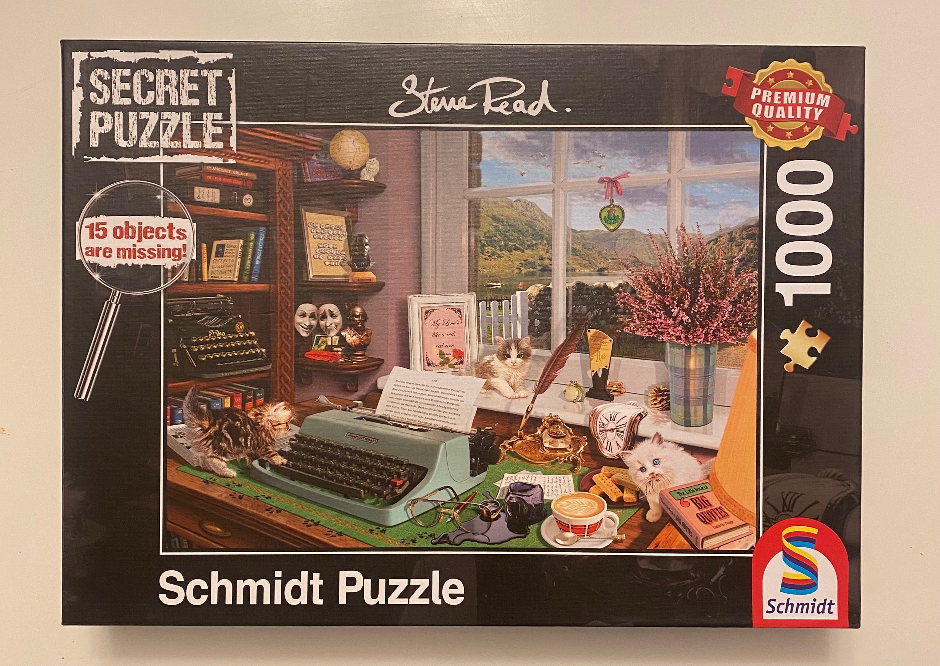 Puzzle Schmidt 1000 At the desk na biurku