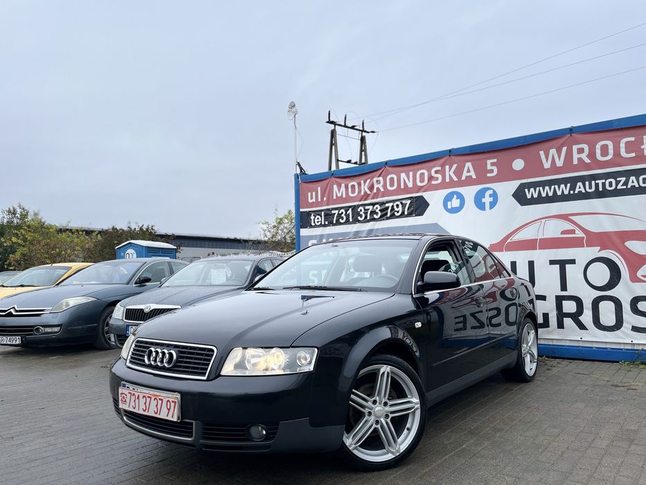 Audi A4B6 2.0 Benzyna//Długie opłaty//Alufelgi//HAK//Zadbany//Zamiana