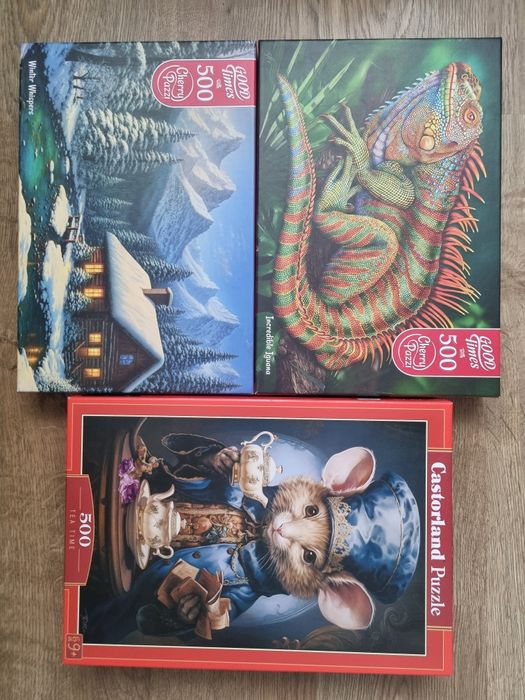 Zestaw puzzli 3x 500