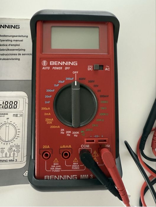 Benning MM3 Uniwersalny miernik cyfrowy